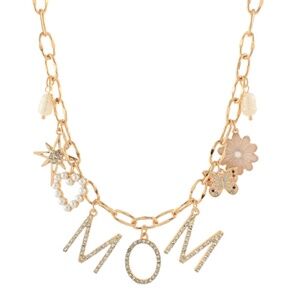 Initial & Multi Charm Necklace